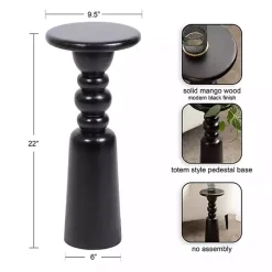 Modern Black Tirollo Accent Table