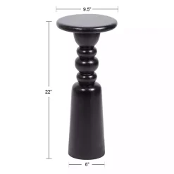 Modern Black Tirollo Accent Table
