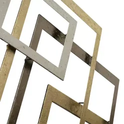 Modern Glossy Squares Wall Sculpture