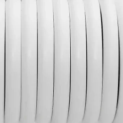 Modern White Wicker 3-pc. Outdoor Patio Set