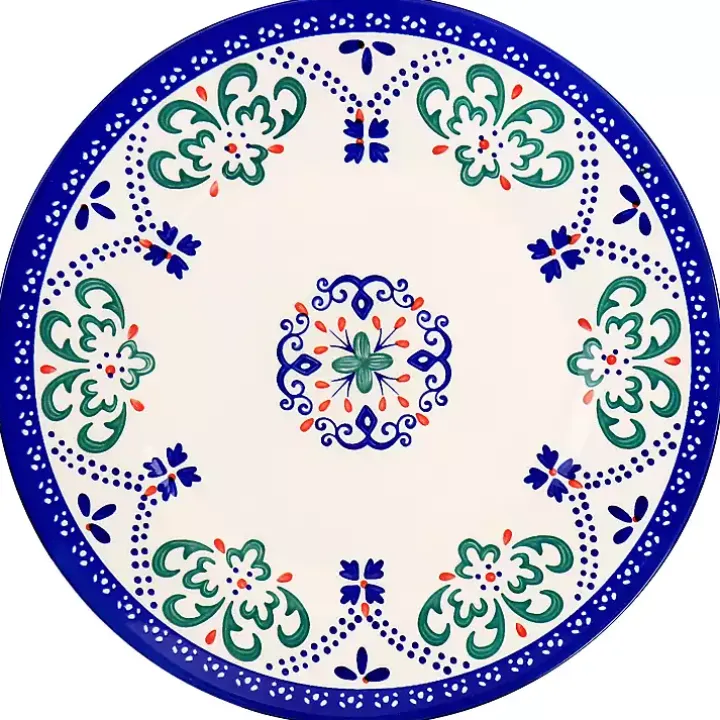 Mosaic Glazed Round 12-pc. Dinnerware Set
