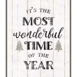 Most Wonderful Time Framed Canvas Print