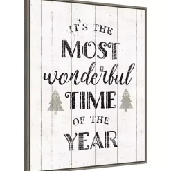 Most Wonderful Time Framed Canvas Print