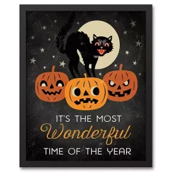 Most Wonderful Time Halloween Plaque