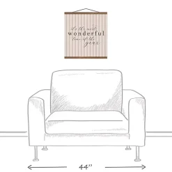 Most Wonderful Time of the Year Wall Hanger