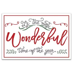 Most Wonderful Time of Year Canvas Art Print