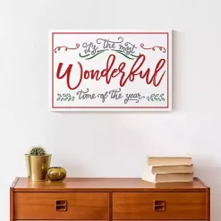 Most Wonderful Time of Year Canvas Art Print