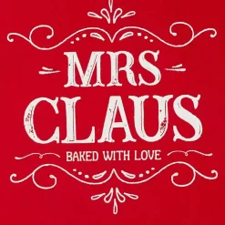 Mrs. Claus Apron and Kitchen Towels, Set of 3