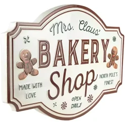 Mrs. Claus Bakery Shop Wall Plaque