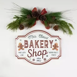 Mrs. Claus Bakery Shop Wall Plaque