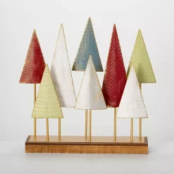 Multi Color Metal Tabletop Trees