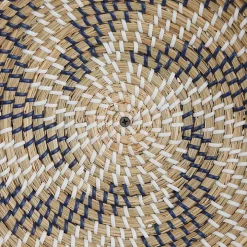 Multi Seagrass Round 6-pc. Wall Plaque Set