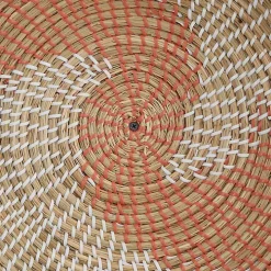 Multi Seagrass Round 6-pc. Wall Plaque Set