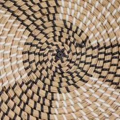 Multi Seagrass Round 6-pc. Wall Plaque Set