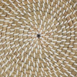 Multi Seagrass Round 6-pc. Wall Plaque Set