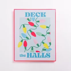 Multicolor Deck the Halls Wall Plaque