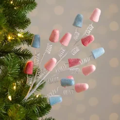 Multicolor Gumdrops Christmas Pick