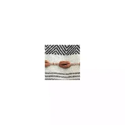 Multicolor Herringbone Stripe Throw