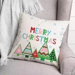 Multicolor Merry Christmas Pillow