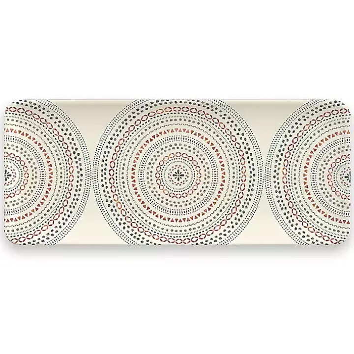 Multicolor Rectangular Melamine Malena Platter