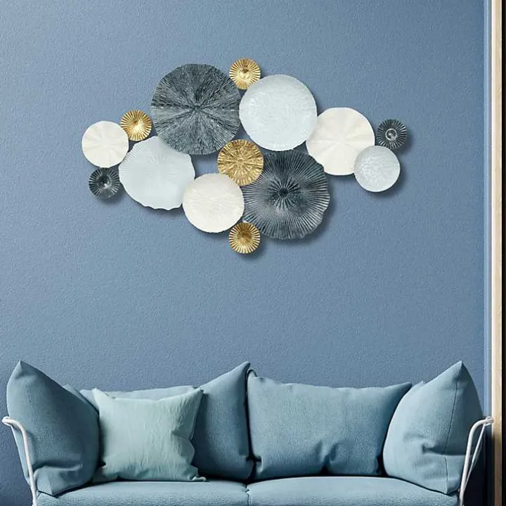 Multicolor Round Panel Sasha Wall Plaque