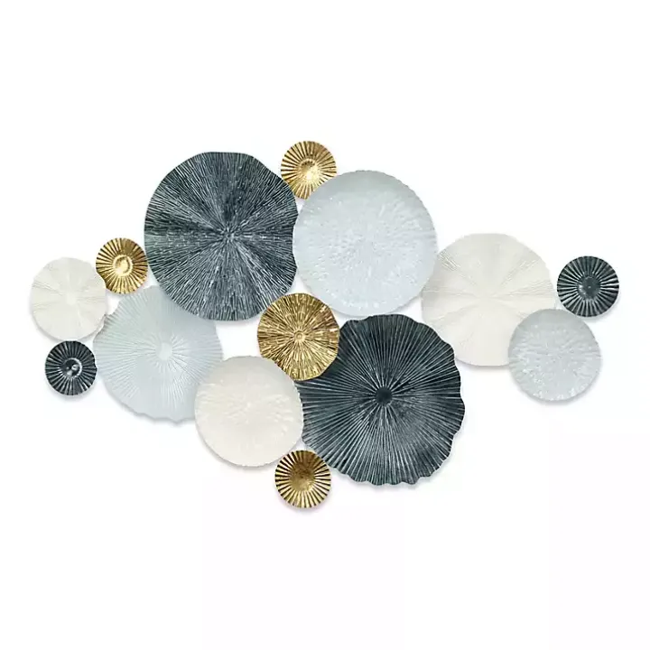 Multicolor Round Panel Sasha Wall Plaque
