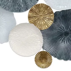 Multicolor Round Panel Sasha Wall Plaque