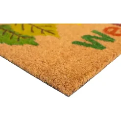 Multicolor Welcome Fall Leaves Doormat, 29x17 in.