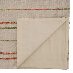 Multicolor Woven Lines Table Runner, 54 in.