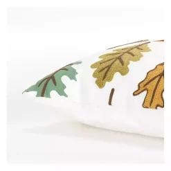 Multicolored Leaves Harvest Throw Pillow