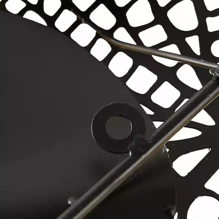 Multicolored Metal Circles Wall Plaques, Set of 2