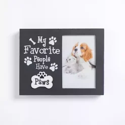 My Favorite People Have Paws Black Picture Frame