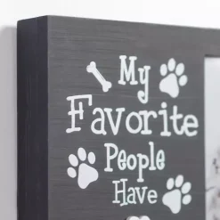 My Favorite People Have Paws Black Picture Frame