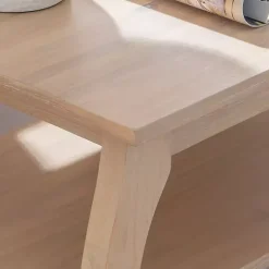 Natural Prismatic Wood Accent Table