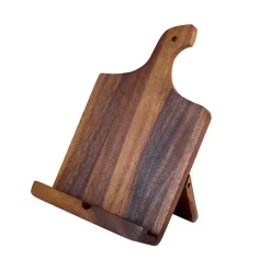 Natural Acacia Wood Cookbook Holder