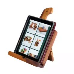 Natural Acacia Wood Cookbook Holder