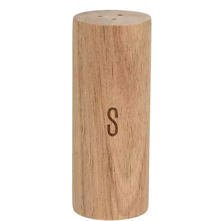 Natural Acacia Wood Salt & Pepper Shakers