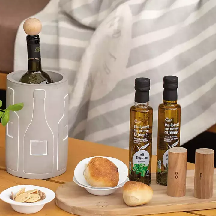 Natural Acacia Wood Salt & Pepper Shakers