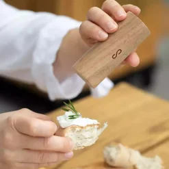 Natural Acacia Wood Salt & Pepper Shakers