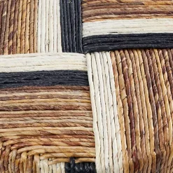 Natural Banana Leaf Wrapped Accent Table