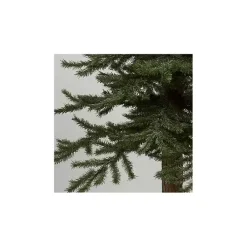 Natural Bark Alpine Christmas Trees, Set of 3