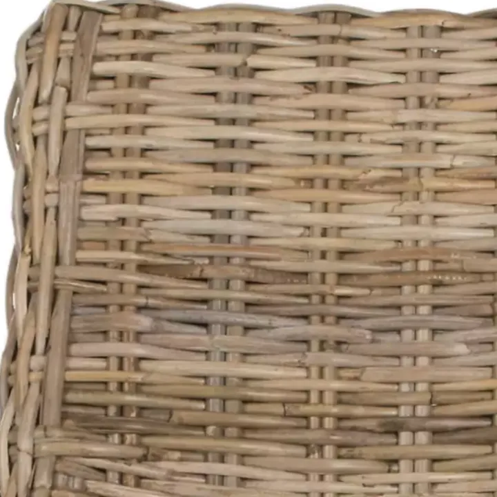 Natural Coastal Rattan 2-pc. Dining Chair Set