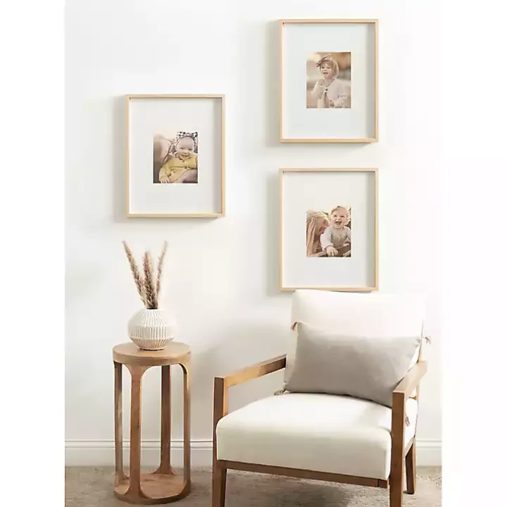 Natural Gibson 3-pc. Gallery Wall Frame Set