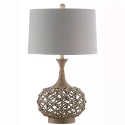 Natural Hemp Rope Coastal Table Lamp
