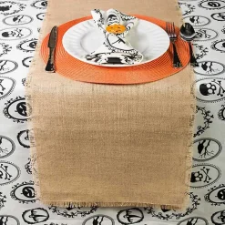 Natural Jute Table Runner, 110 in.