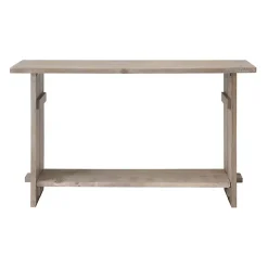 Natural Mango Wood Farmhouse Console