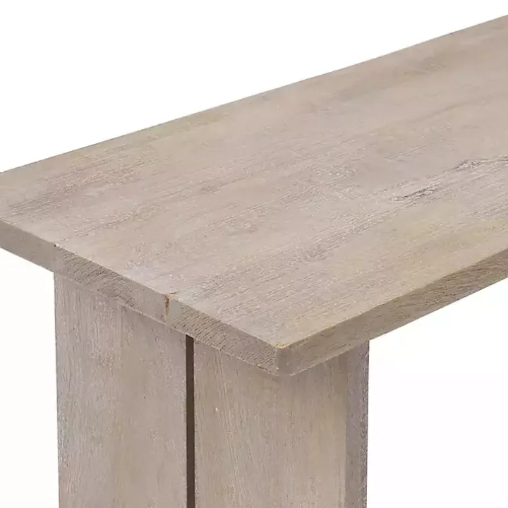 Natural Mango Wood Farmhouse Console