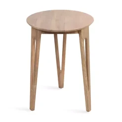 Natural Mango Wood Round Kershaw Accent Table