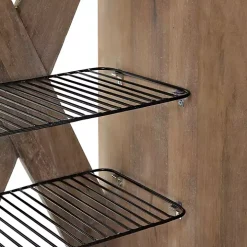 Natural Mango Wood Shoe Cubbie