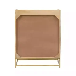 Natural Marble Rattan Front Bar Cabinet